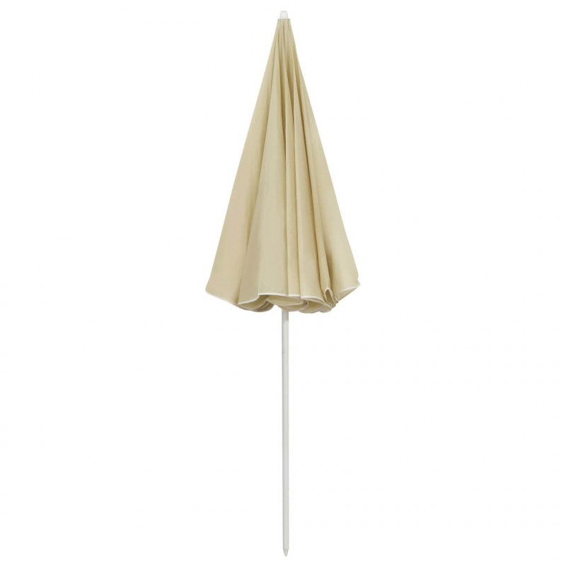 Parasol plażowy, piaskowy żółty, 240 cm