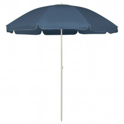 Parasol plażowy, niebieski, 240 cm