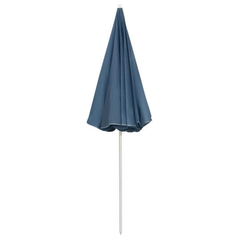 Parasol plażowy, niebieski, 240 cm