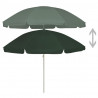 Parasol plażowy, zielony, 240 cm