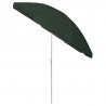 Parasol plażowy, zielony, 240 cm