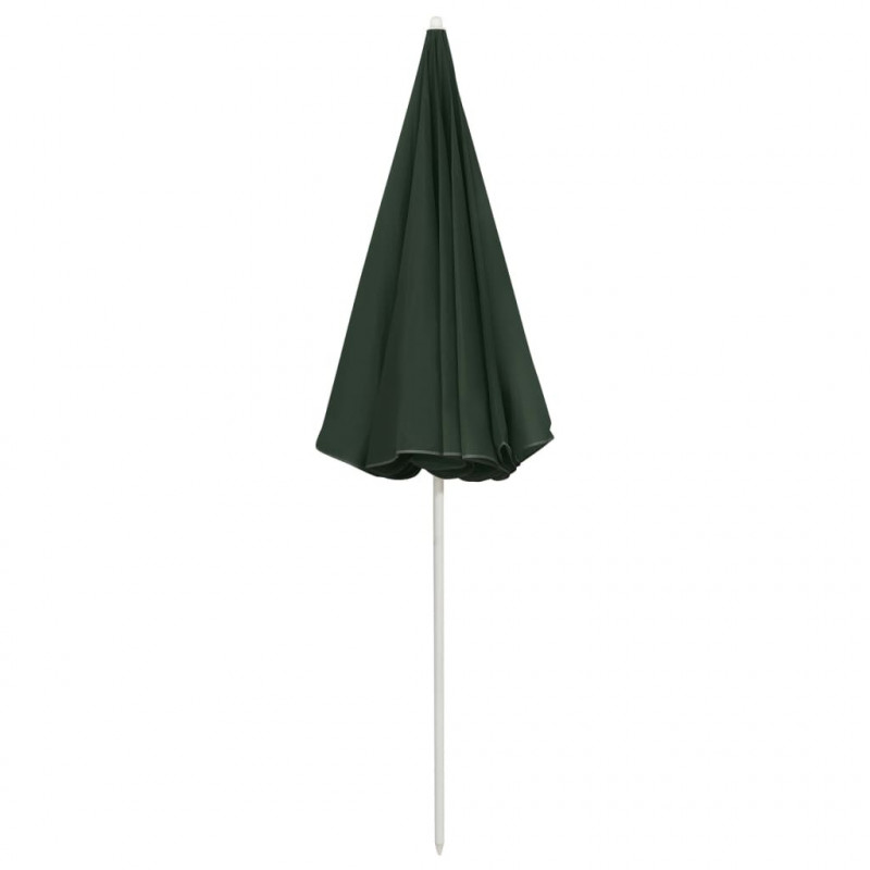Parasol plażowy, zielony, 240 cm
