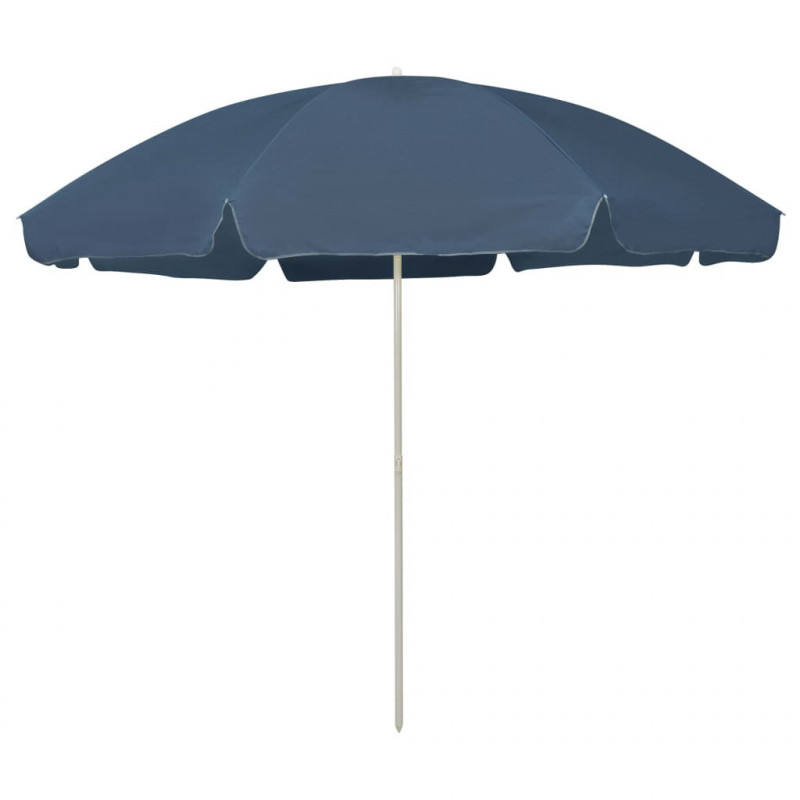 Parasol plażowy, niebieski, 300 cm