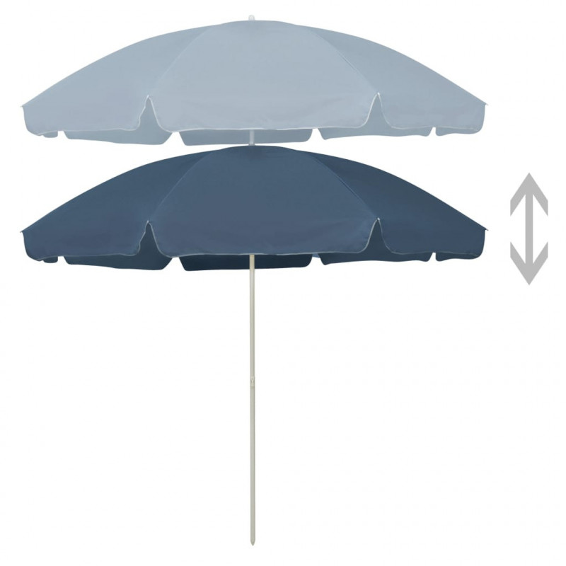 Parasol plażowy, niebieski, 300 cm