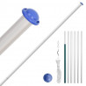 Flaga Chorwacji z masztem, 6,08 m, aluminium