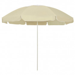 Parasol plażowy, piaskowy żółty, 240 cm