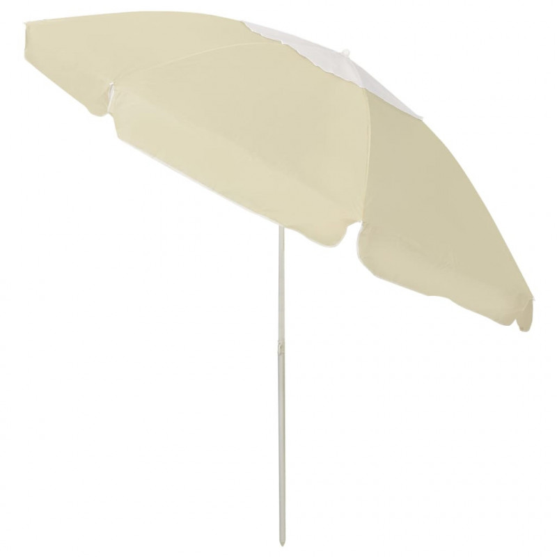 Parasol plażowy, piaskowy żółty, 240 cm