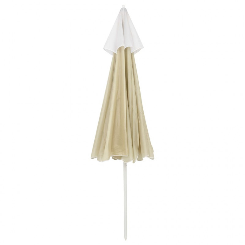 Parasol plażowy, piaskowy żółty, 240 cm