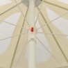 Parasol plażowy, piaskowy żółty, 240 cm