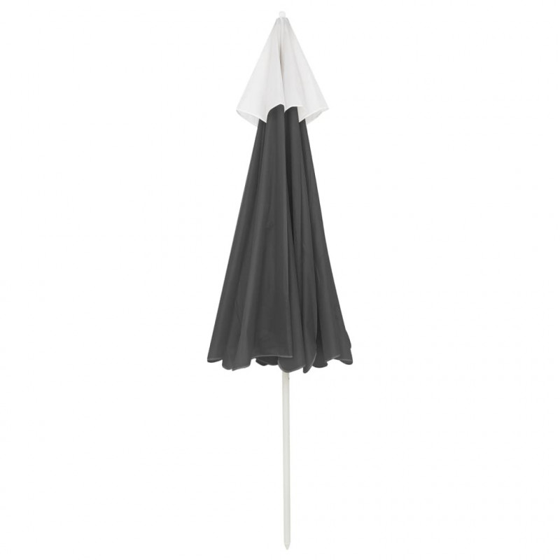 Parasol plażowy, antracytowy, 240 cm