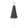 Parasol plażowy, antracytowy, 240 cm