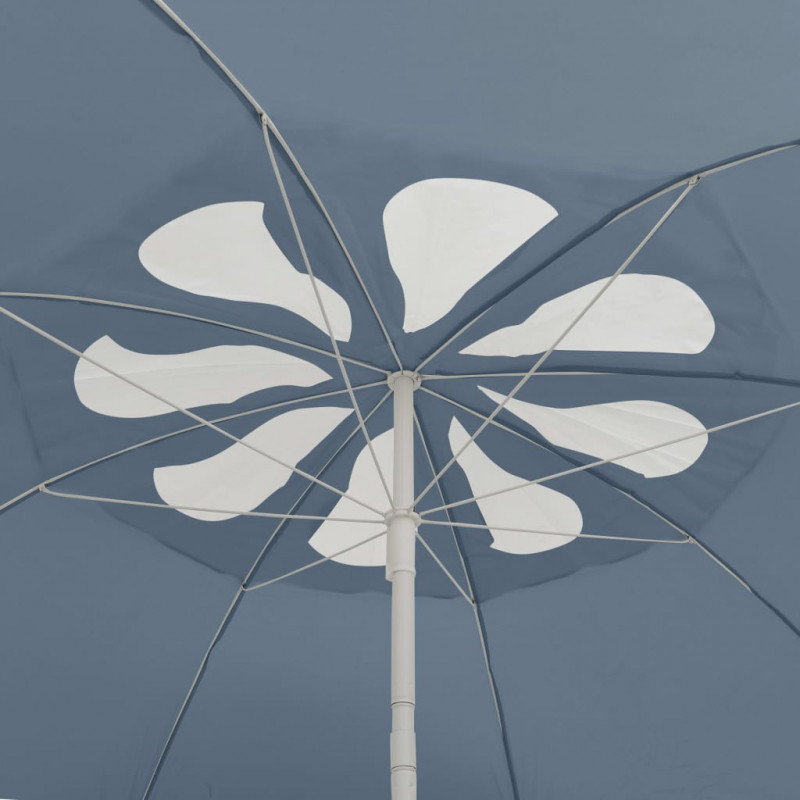Parasol plażowy, niebieski, 300 cm