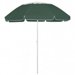 Parasol plażowy, zielony, 300 cm