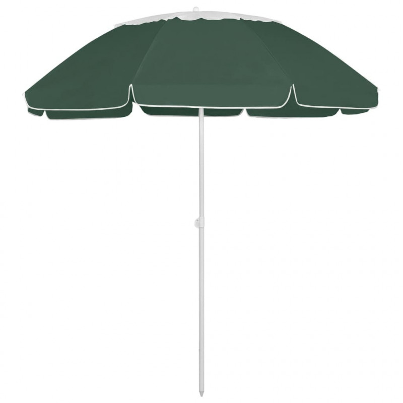 Parasol plażowy, zielony, 300 cm