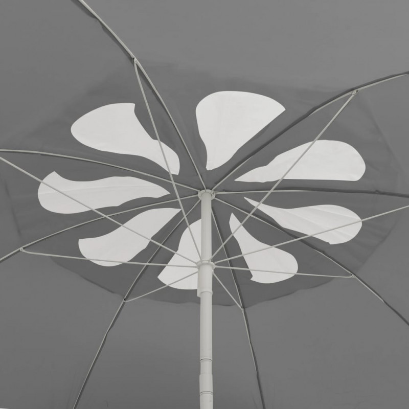 Parasol plażowy, antracytowy, 300 cm