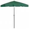 Parasol plażowy, zielony, 180x120 cm