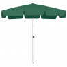 Parasol plażowy, zielony, 200x125 cm