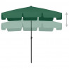 Parasol plażowy, zielony, 200x125 cm