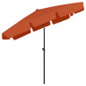 Parasol plażowy, terakota, 200x125 cm