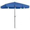 Parasol plażowy, niebieski, 200x125 cm