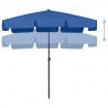 Parasol plażowy, niebieski, 200x125 cm