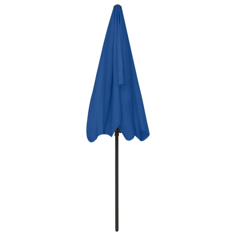 Parasol plażowy, niebieski, 200x125 cm