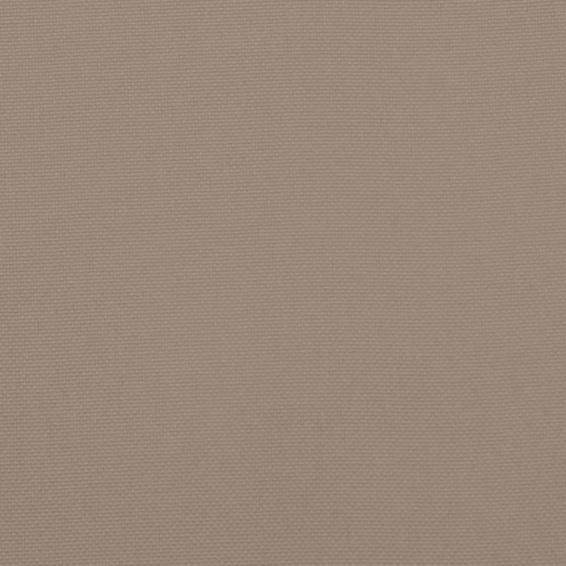 Poduszki na krzesła, 2 szt., taupe, 50x50x7 cm, tkanina