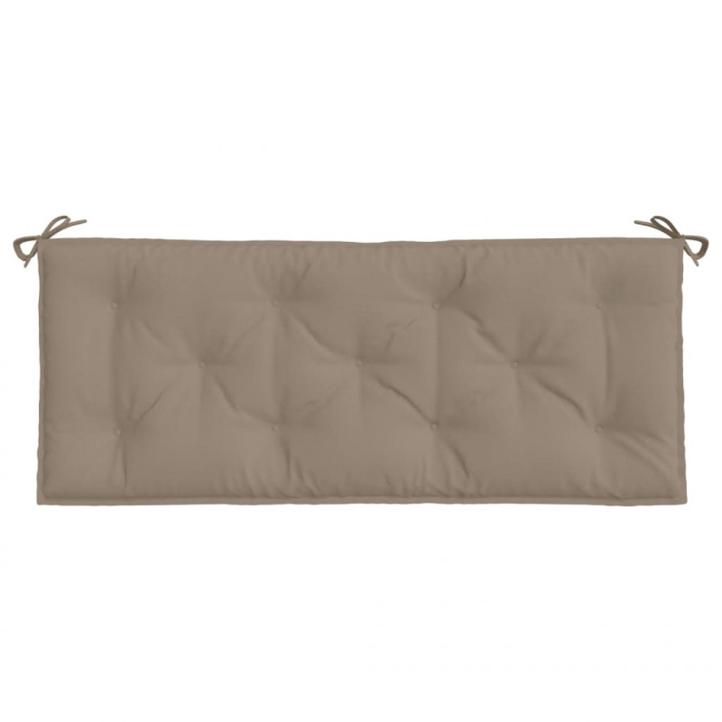 Poduszka na ławkę ogrodową, taupe, 120x50x7 cm, tkanina
