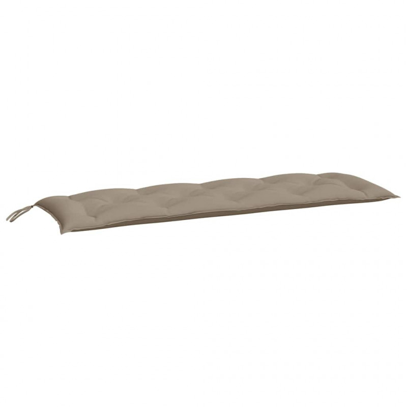 Poduszka na ławkę ogrodową, taupe, 150x50x7 cm, tkanina