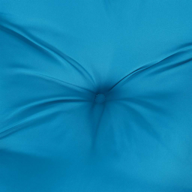 Poduszka na ławkę ogrodową, jasnoniebieska, 150x(50+50)x7 cm