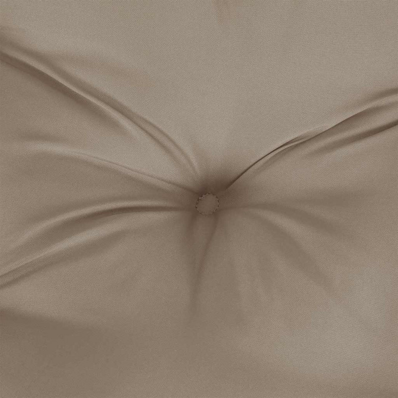 Poduszka na ławkę ogrodową, taupe, 150x(50+50)x7 cm