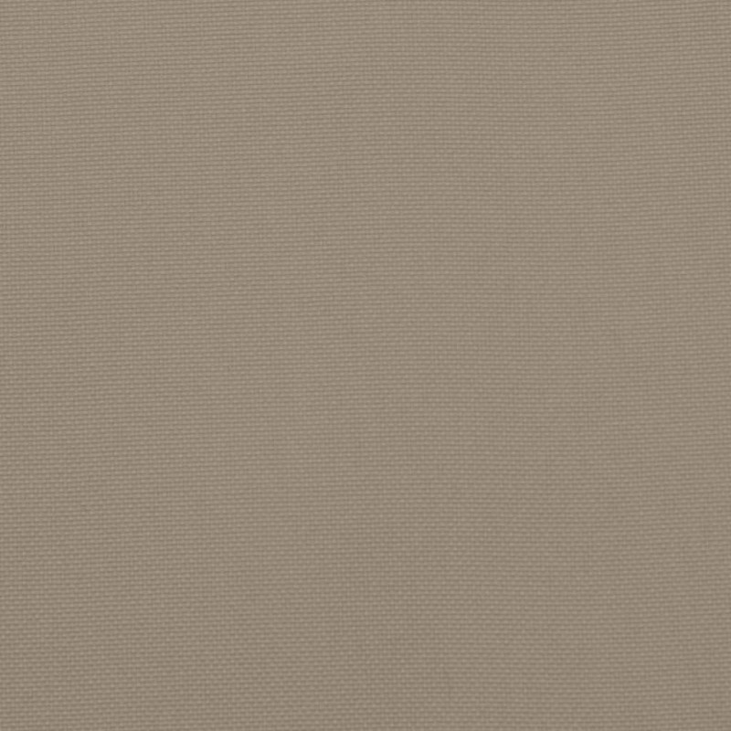 Poduszka na ławkę ogrodową, taupe, 150x(50+50)x7 cm