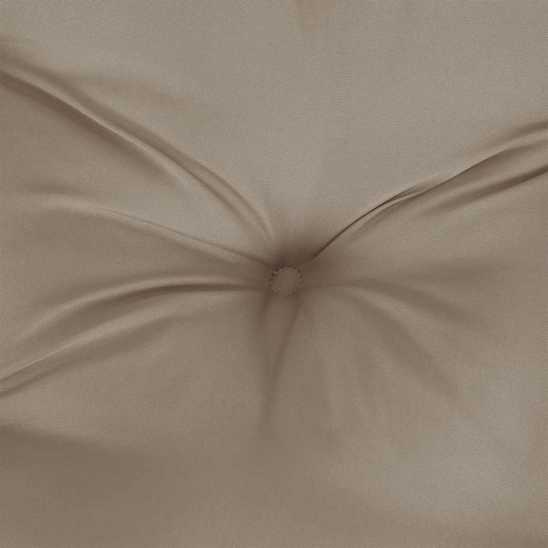 Poduszka na ławkę ogrodową, taupe, 180x(50+50)x7 cm