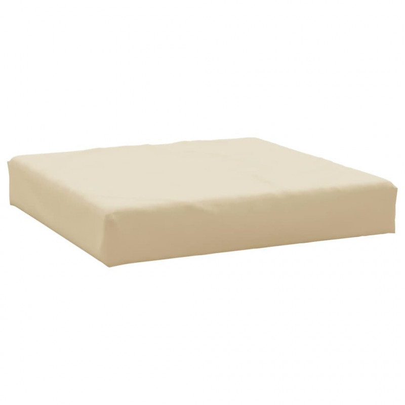 Poduszka na paletę, beżowa, tkanina Oxford