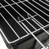 Palenisko i grill 2-w-1, 34 x 34 x 48 cm, stal