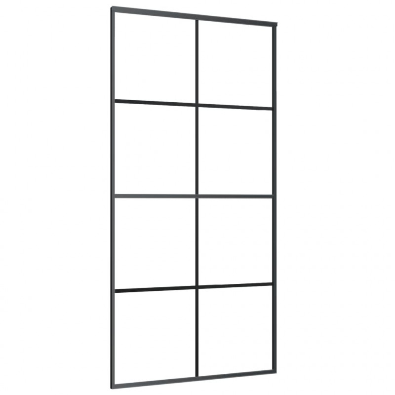 Drzwi przesuwne a akcesoriami, 102,5x205 cm, ESG i aluminium