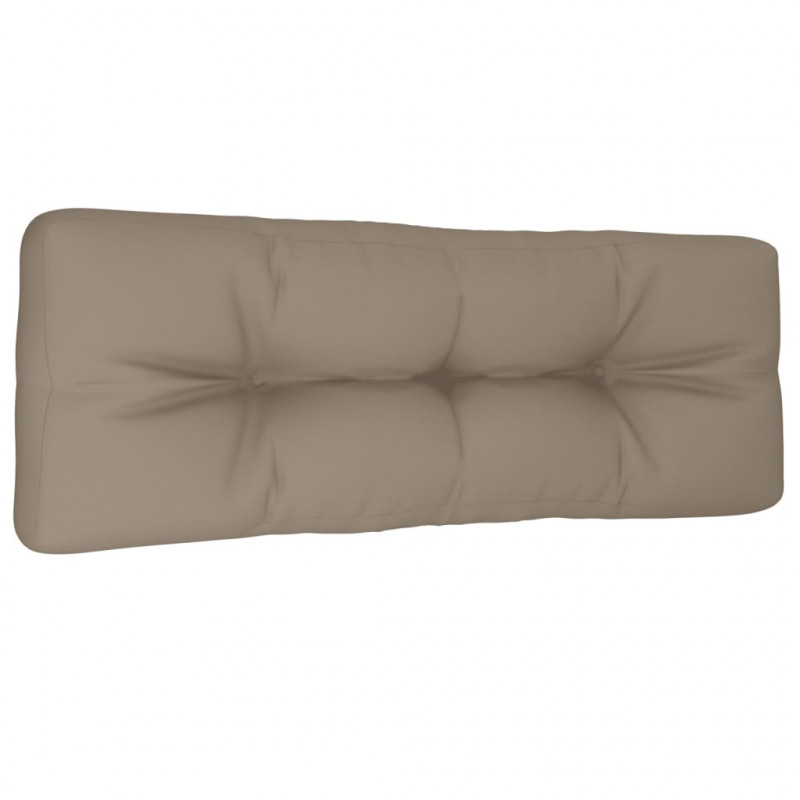 Poduszka na paletę, taupe, 120x40x12 cm, tkanina