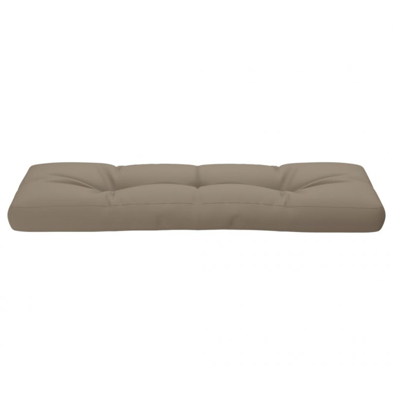 Poduszka na paletę, taupe, 120x40x12 cm, tkanina