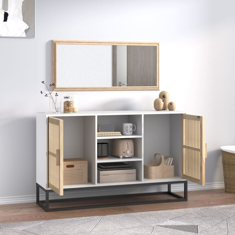 Szafka, biała, 105x30x65 cm, materiał drewnopochodny