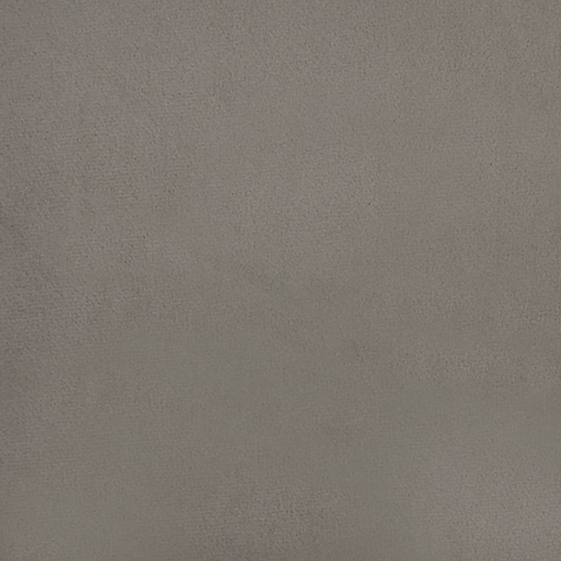 2-osobowa sofa z poduszkami, jasnoszara, 120 cm, aksamit