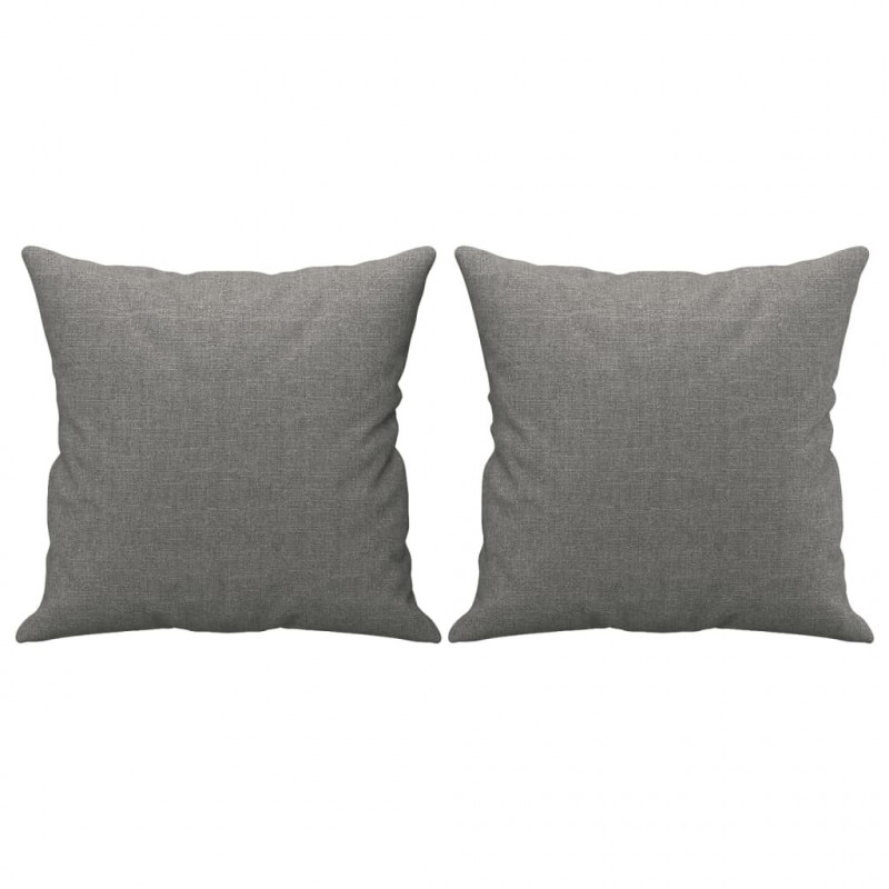 2-osobowa sofa wypoczynkowa z poduszkami, ciemnoszara, 140 cm