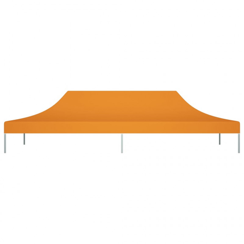 Dach do namiotu imprezowego, 6 x 3 m, pomarańczowy, 270 g/m²