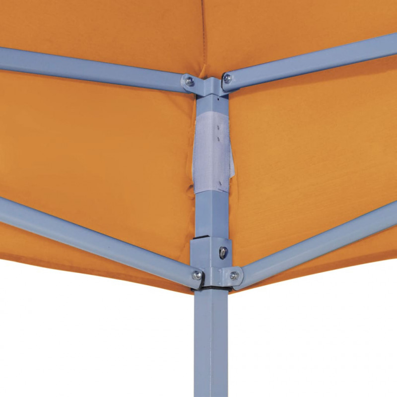Dach do namiotu imprezowego, 6 x 3 m, pomarańczowy, 270 g/m²