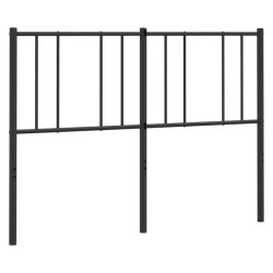 Metalowe wezgłowie, czarne, 140 cm