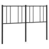 Metalowe wezgłowie, czarne, 140 cm
