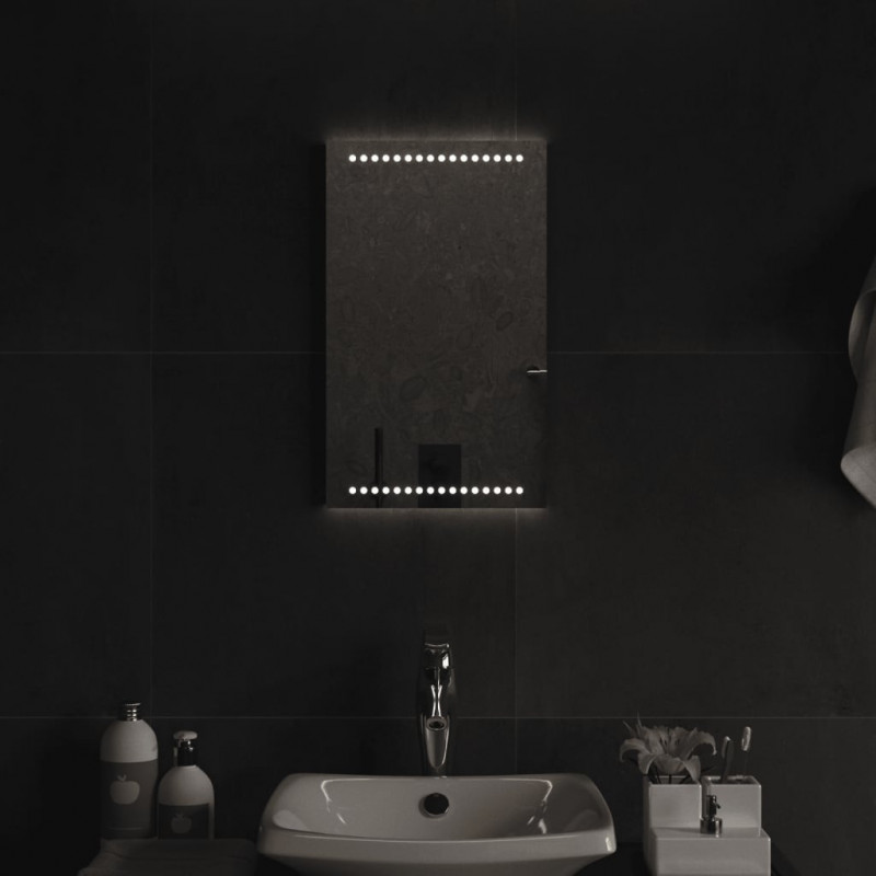 Lustro łazienkowe z LED, 30x50 cm