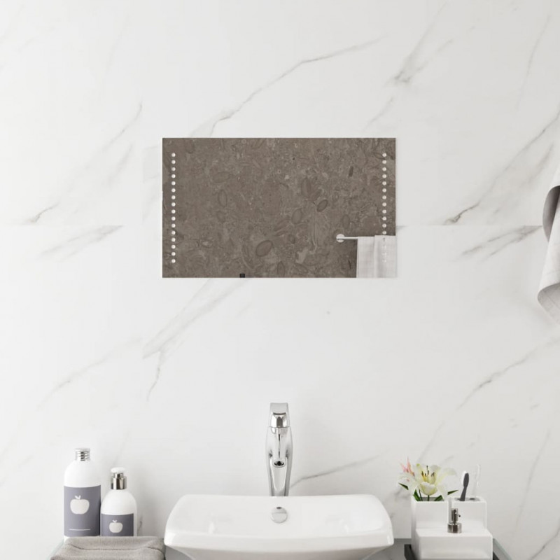Lustro łazienkowe z LED, 30x50 cm