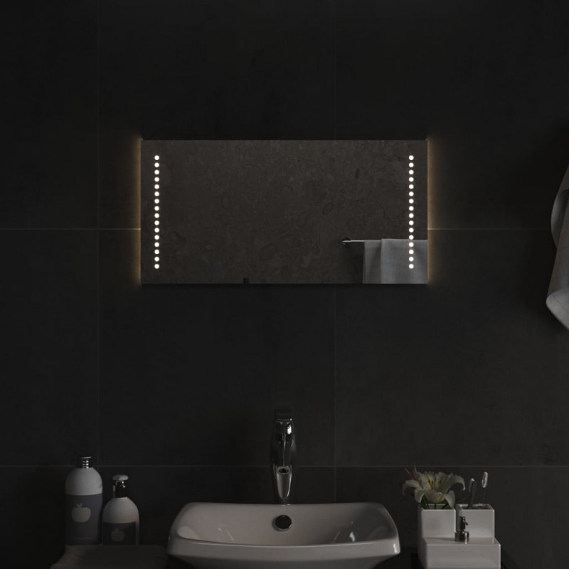 Lustro łazienkowe z LED, 30x60 cm