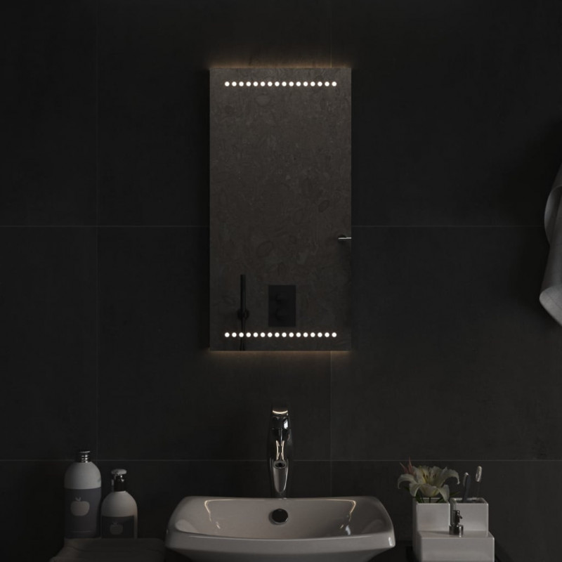 Lustro łazienkowe z LED, 30x60 cm