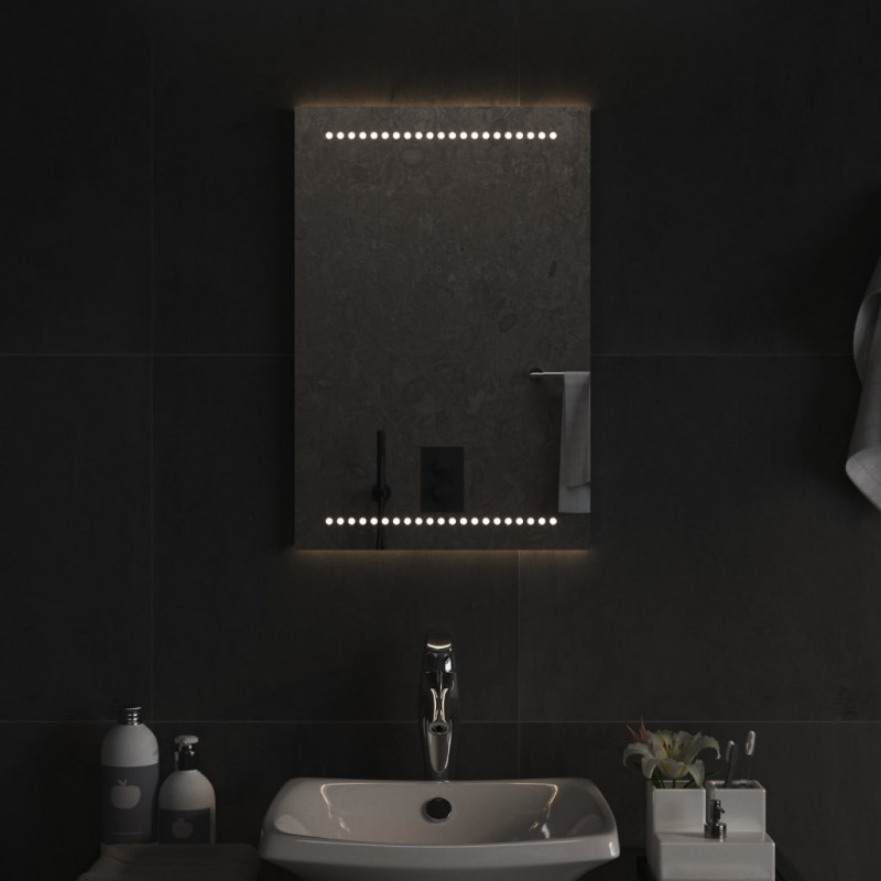 Lustro łazienkowe z LED, 40x60 cm